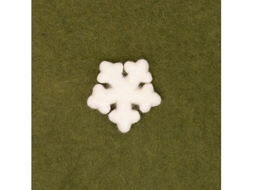Handmade Wool Felt Snowflake