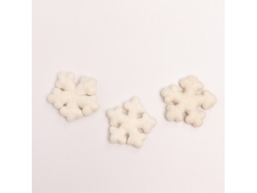 Handmade Wool Felt Snowflake