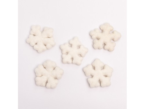 Handmade Wool Felt Snowflake