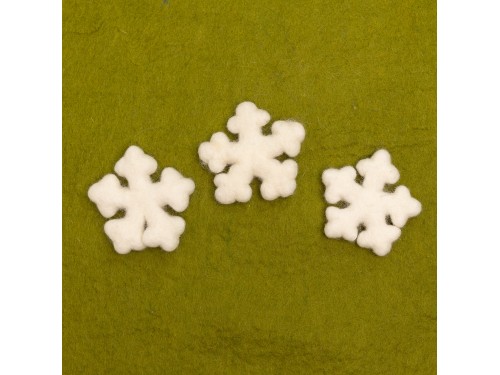 Handmade Wool Felt Snowflake