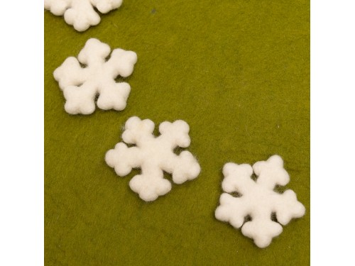 Handmade Wool Felt Snowflake
