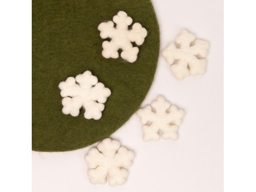 Handmade Wool Felt Snowflake