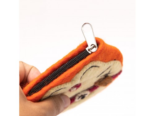 Handmade Felt Doraemon Purse