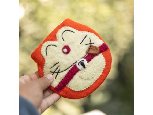Handmade Felt Doraemon Purse