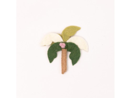 Handmade Wool Felt Sprouted Coconut Tree