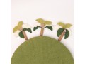 Handmade Wool Felt Sprouted Coconut Tree
