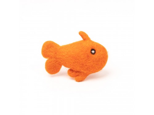 Felt Fish Cat Toy – Handmade Wool Toy