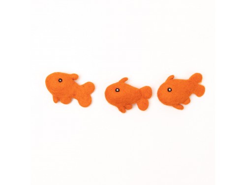 Felt Fish Cat Toy – Handmade Wool Toy