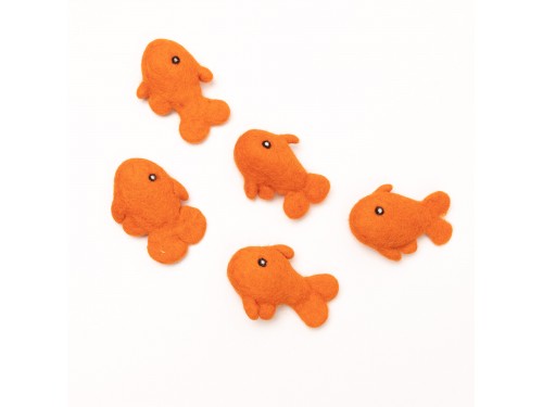 Felt Fish Cat Toy – Handmade Wool Toy