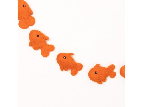 Handcrafted Wool Felt Fish - Felt and Yarn