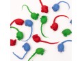 Colorful Handcrafted Felt Mouse Toys - Felt and Yarn