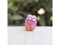 Handmade Felt Pink Owl