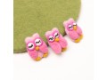 Handmade Felt Pink Owl