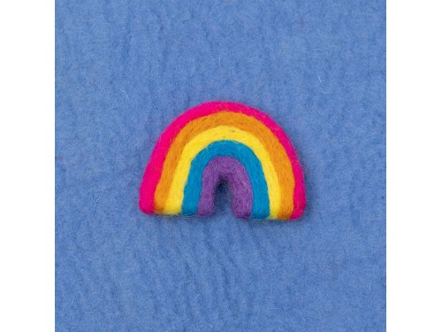 7x6cm Wool Felt Rainbows