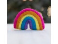 7x6cm Wool Felt Rainbows