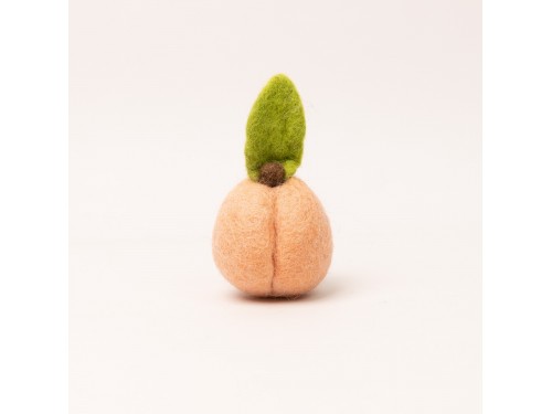 3cm and 5cm Wool Felt Peaches | Felt Fruit Set