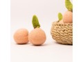 3cm and 5cm Wool Felt Peaches | Felt Fruit Set