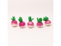 6cm Felt Turnip with Leaves