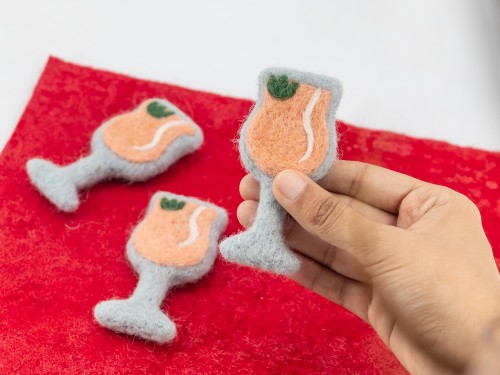 7cm Felt Cocktail