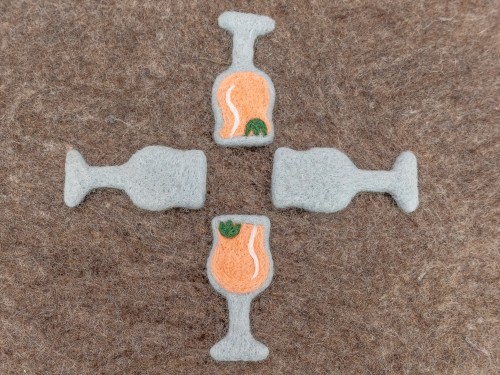 7cm Felt Cocktail