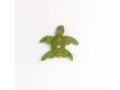 7cm Mini Felt Green Turtle