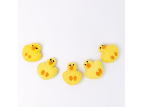 7cm Yellow Felt Chick