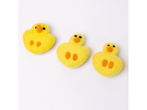 7cm Yellow Felt Chick
