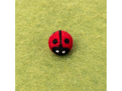 3cm Cute Felt Lady Bug