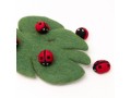 3cm Cute Felt Lady Bug - Felt and Yarn