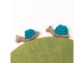 7cm Wool Felt Snail - Felt and Yarn