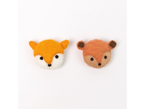Handcrafted Felt Woodland Animals Set