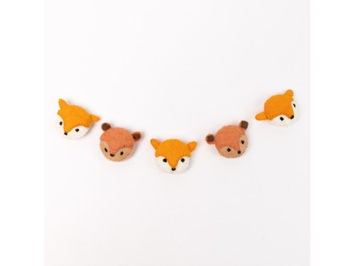 Handcrafted Felt Woodland Animals Set