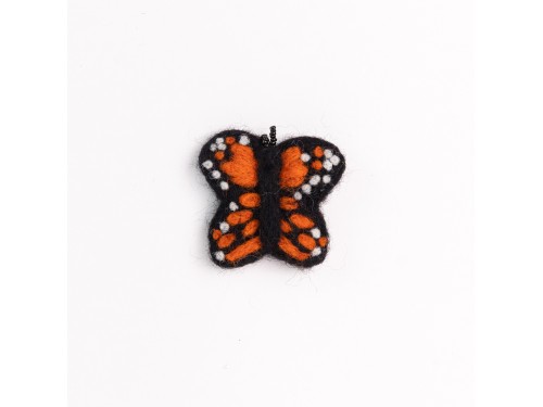 5cm Monarch Felt Butterfly