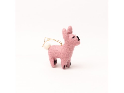 Pink Felt Easter Bunny Ornament