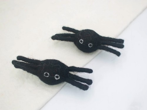 3cm Halloween Felt Spider
