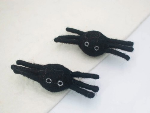 3cm Halloween Felt Spider