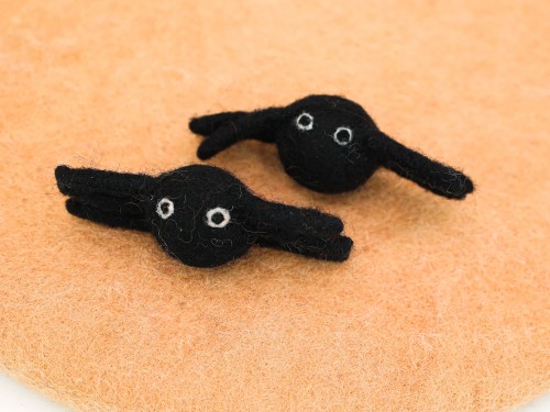 3cm Halloween Felt Spider
