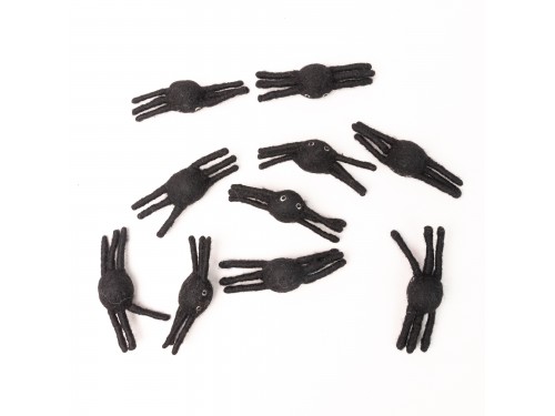 3cm Halloween Felt Spider