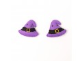 6.5cm Felted Purple Witch Hat
