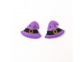 6.5cm Felted Purple Witch Hat
