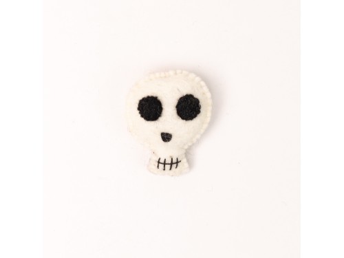 6.5cm Halloween Felt Skull