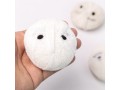 8cm White Felt Mummy Head Ornament