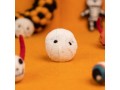 8cm White Felt Mummy Head Ornament