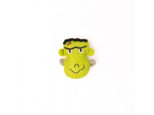 8cm Wool Felt Frankenstein Head