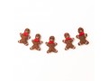 6x4cm Wool Felt Gingerbread Man