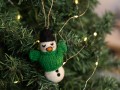 10cm Wool Felt Winter Snowman