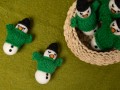 10cm Wool Felt Winter Snowman