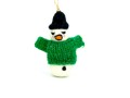 10cm Wool Felt Winter Snowman
