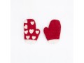 Wool Felt Red Mitten for Christmas Decorations - Felt and Yarn Wool Felt Red Mitten for Christmas Decorations - Felt and Yarn