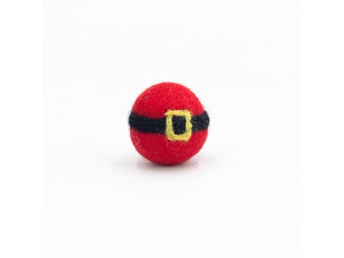 3cm Multicolor Felt Ball with Buckle